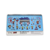 Custom 3 columns Desk Calendar (3 months display) 30 units~