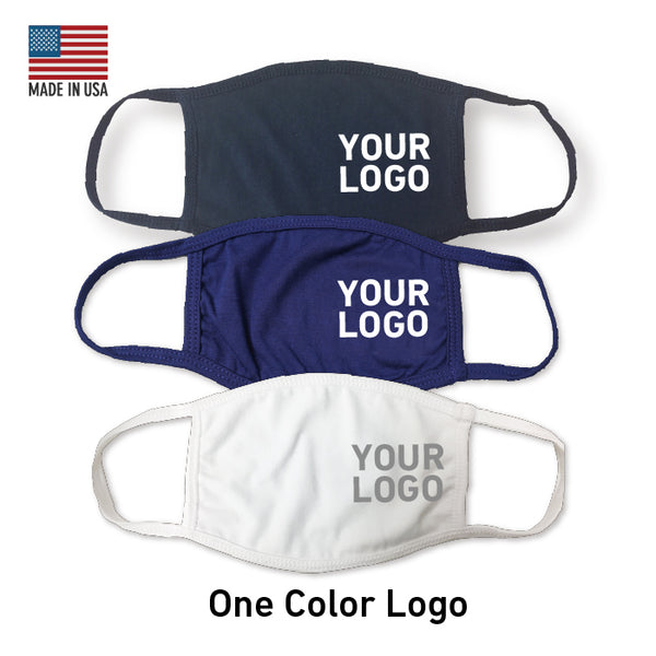 Washable, Reusable Face Mask (１COLOR Custom LOGO) 30 units~