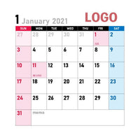$1 Calendar set transparent envelope included