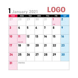 $1 Calendar set transparent envelope included